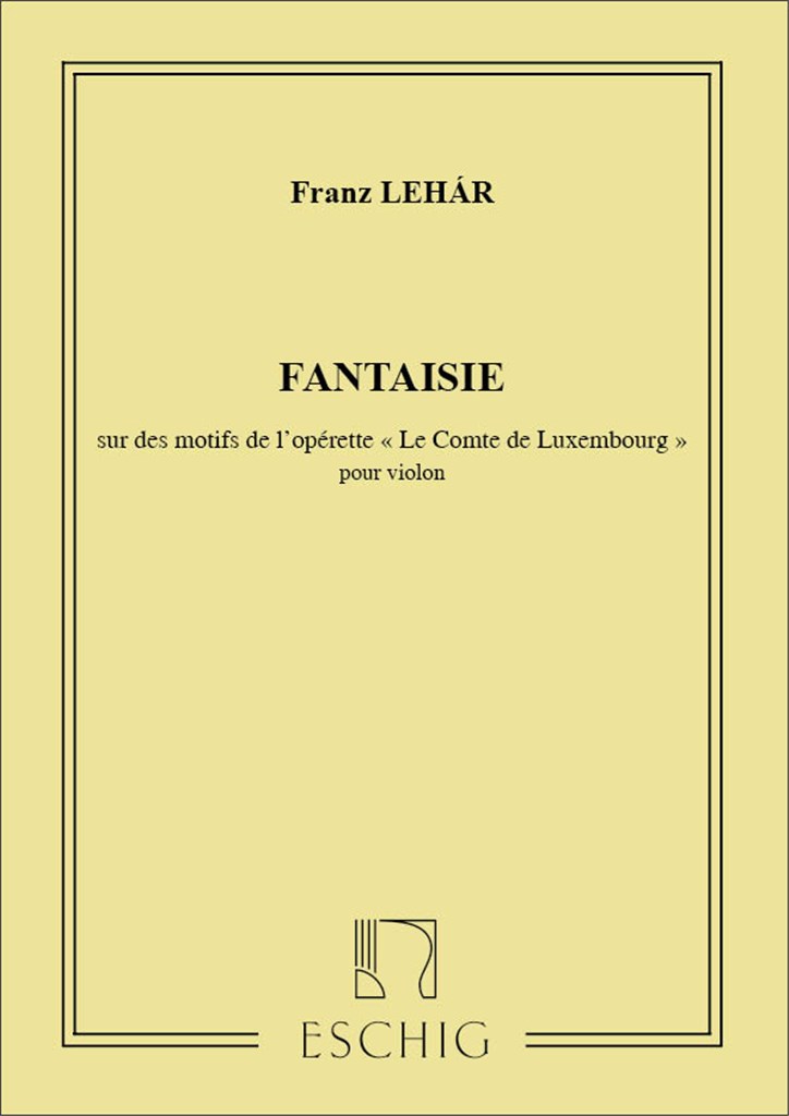 Comte De Luxembourg Fantaisie Vl Seul